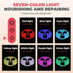 AuraGlow LED — 7-Mode Portable Red Light Therapy Face Mask