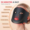 AuraGlow LED — 7-Mode Portable Red Light Therapy Face Mask